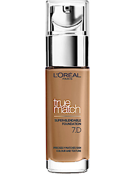 L'Oréal True match foundation 7D/7W ambre dore