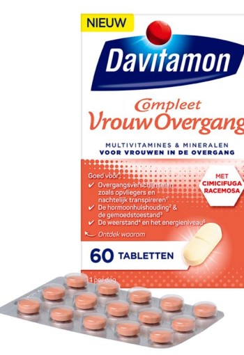 Davitamon Compleet vrouw overgang 60 tabletten