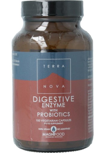 Terranova Spijsvertering enzymen microflora (100 Vegetarische capsules)