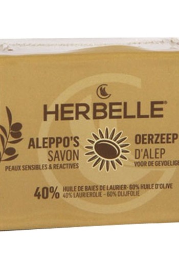 Herbelle Aleppo zeep olijf met 40% laurier (1 Stuks)