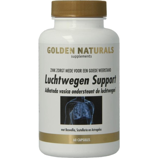 Golden Naturals Luchtwegen support (60 Capsules)