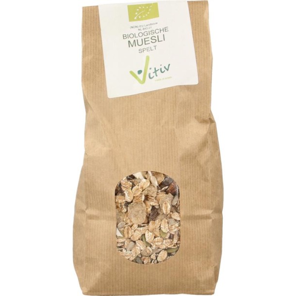 Vitiv Muesli spelt bio (500 Gram)