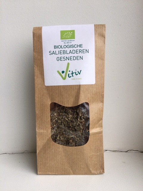 Vitiv Salieblad gesneden bio (25 Gram)