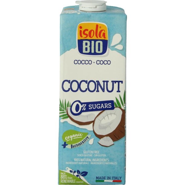 Isola Bio Kokosdrink suikervrij bio (1 Liter)