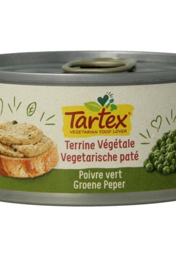 Tartex Pate groene peper bio (125 Gram)