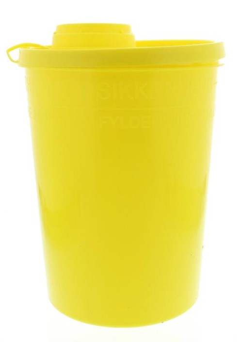 Blockland Naaldencontainer large geel (2 Liter)
