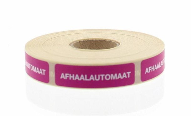 Brocacef Strooketiket afhaalautomaat 12 x 44mm (750 Stuks)