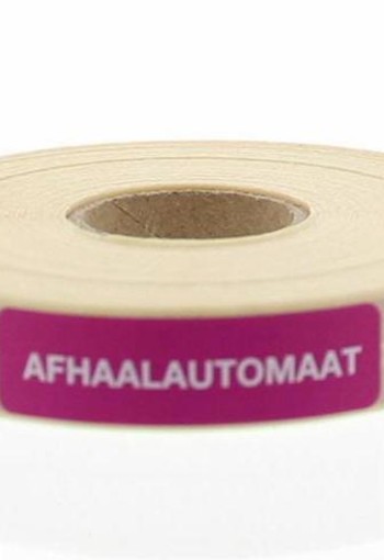 Brocacef Strooketiket afhaalautomaat 12 x 44mm (750 Stuks)