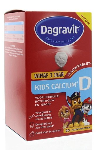 Dagravit Kids calcium & vitamine D (90 Tabletten)