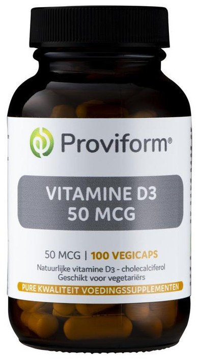 Proviform Vitamine D3 50mcg (100 Vegetarische capsules)