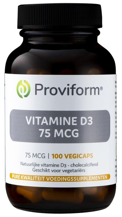 Proviform Vitamine D3 75mcg (100 Vegetarische capsules)