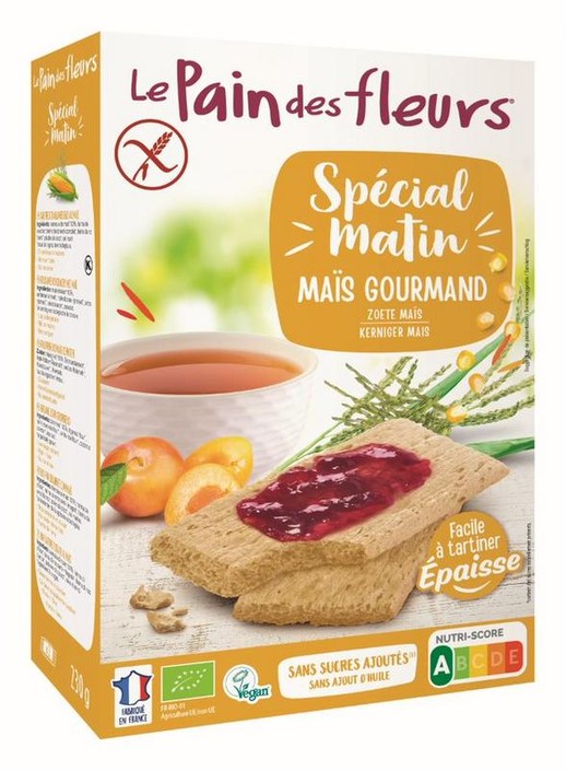 Pain Des Fleurs Special matin boekweit ontbijtcrackers bio (230 Gram)
