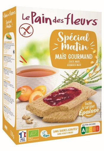 Pain Des Fleurs Special matin boekweit ontbijtcrackers bio (230 Gram)