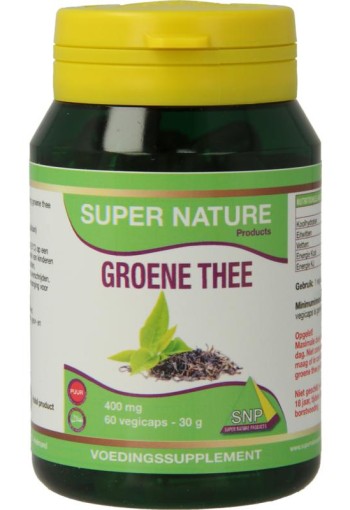 SNP Groene thee 400 mg puur (60 Capsules)