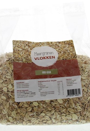 Mijnnatuurwinkel Meergranen vlokken (1 Kilogram)