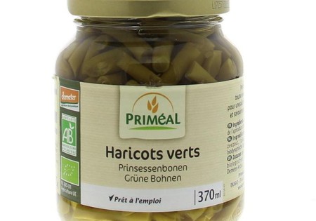 Primeal Haricots verts sperziebonen demeter bio (340 Gram)