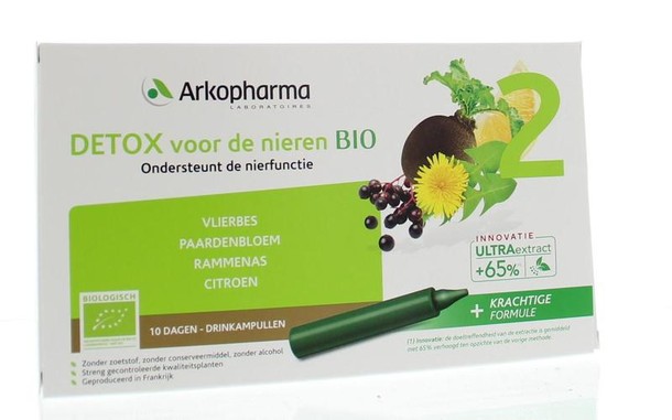 Arkofluids Detox nieren bio (10 Ampullen)