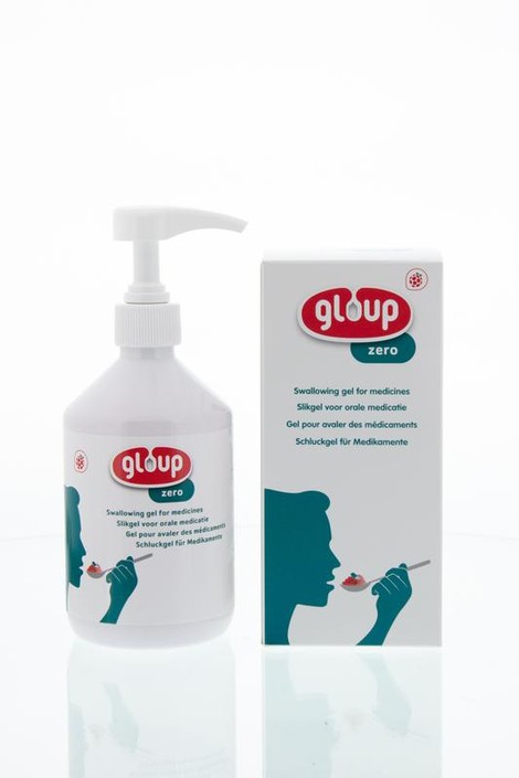 Gloup Zero medicatie inname gel framboos (500 Milliliter)