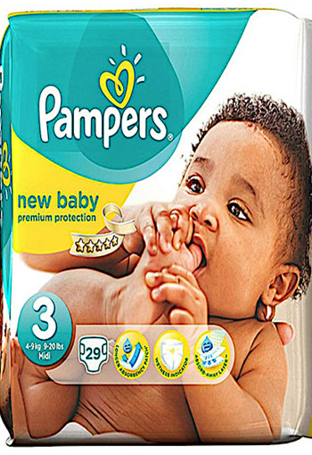 Pampers New Baby Midi 3 Midpak 29st