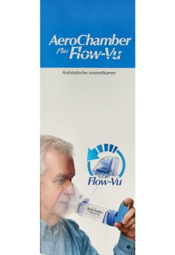 Diversen Aerochamber plus flower VU+ volwassen masker (1 Stuks)