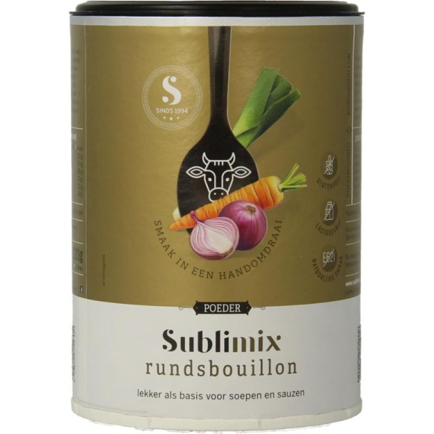 Sublimix Rundvleesbouillon glutenvrij (220 Gram)