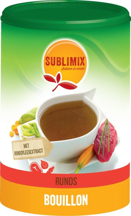 Sublimix Rundvleesbouillon glutenvrij (550 Gram)