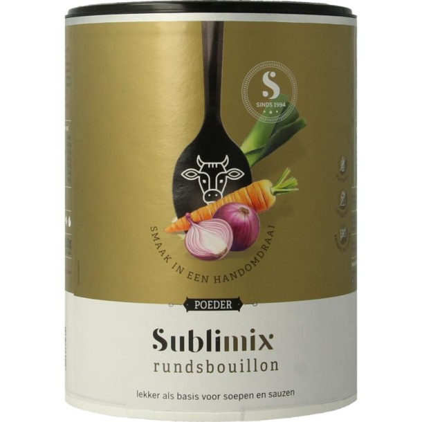 Sublimix Rundvleesbouillon glutenvrij (550 Gram)