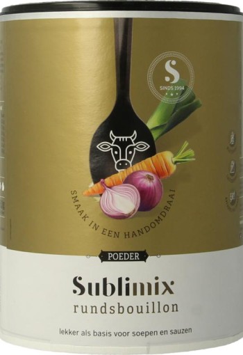 Sublimix Rundvleesbouillon glutenvrij (550 Gram)