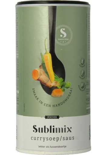 Sublimix Currysoep glutenvrij (256 Gram)