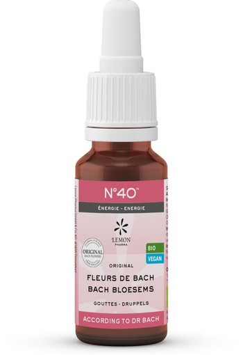 Lemonpharma Bach Bach bloesems mengeling 40 energie bio (20 Milliliter)