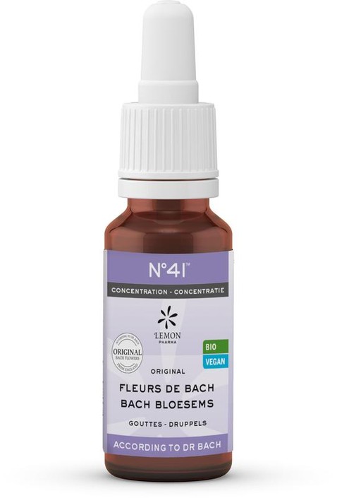 Lemonpharma Bach Bach bloesems mengeling 41 concentratie bio (20 Milliliter)