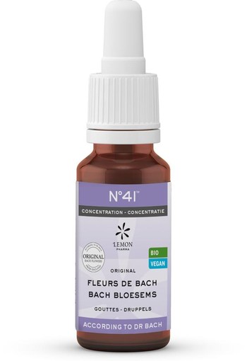 Lemonpharma Bach Bach bloesems mengeling 41 concentratie bio (20 Milliliter)
