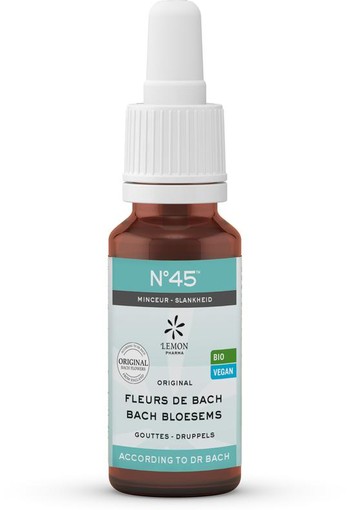 Lemon Pharma Bach bloesems mengeling 45 slank bio (20 Milliliter)