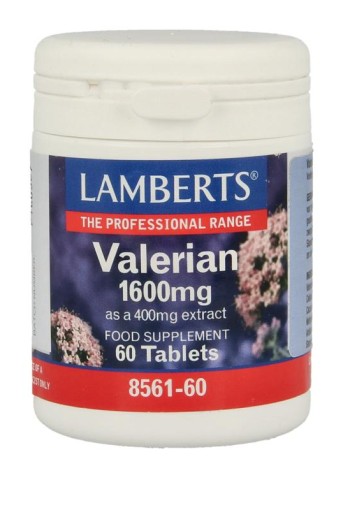 Lamberts Valeriaan 1600mg (60 Tabletten)