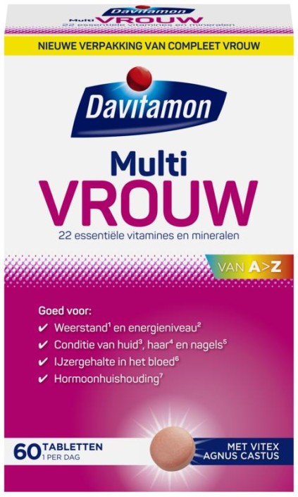 Davitamon Multi vrouw 60 Tabletten