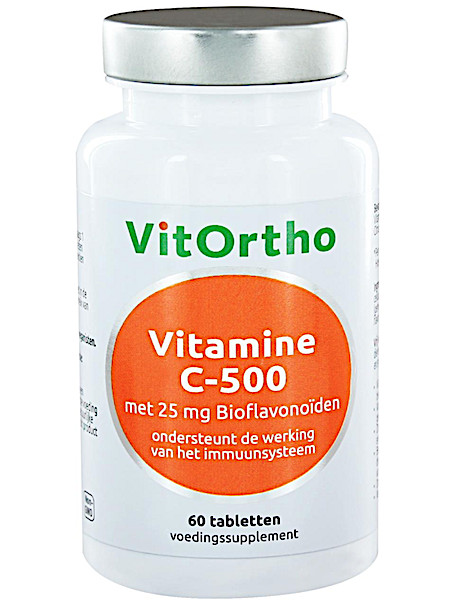 VitOrtho Voedingssupplementen Vitamine C-500 60 tab