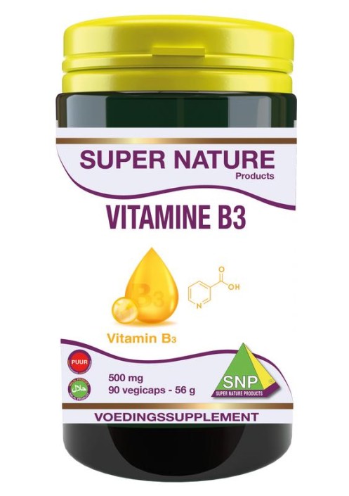 SNP Vitamine B3 500mg puur (90 Vegetarische capsules)