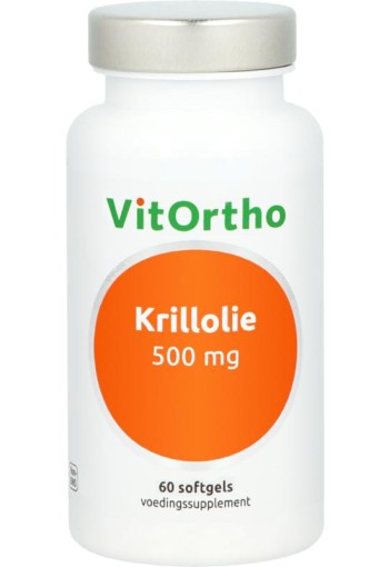 Vitortho Krillolie 500 mg (60 Softgels)