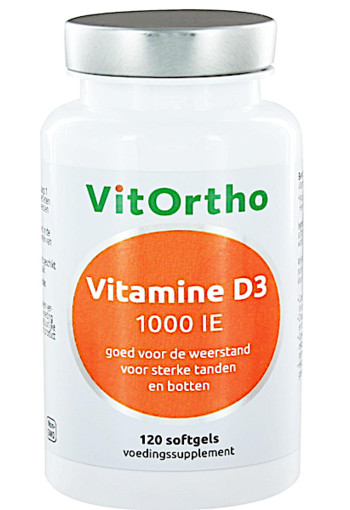 Vitortho Vitamine D3 1000 IE 120 softgels