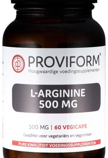 Proviform L-Arginine 500 mg (60 Vegetarische capsules)