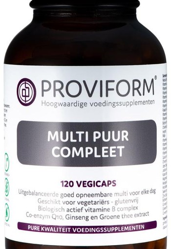 Proviform Multi puur compleet (120 Vegetarische capsules)
