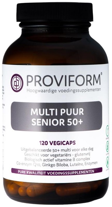 Proviform Multi puur senior 50+ (120 Vegetarische capsules)
