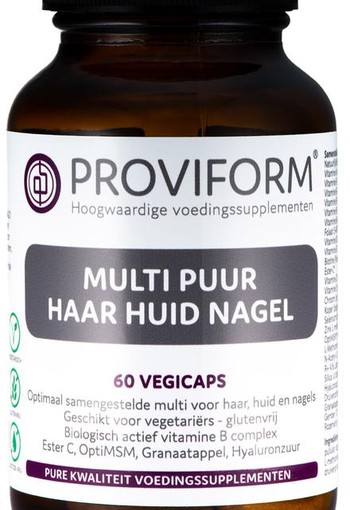 Proviform Multi puur huid haar nagel (60 Vegetarische capsules)