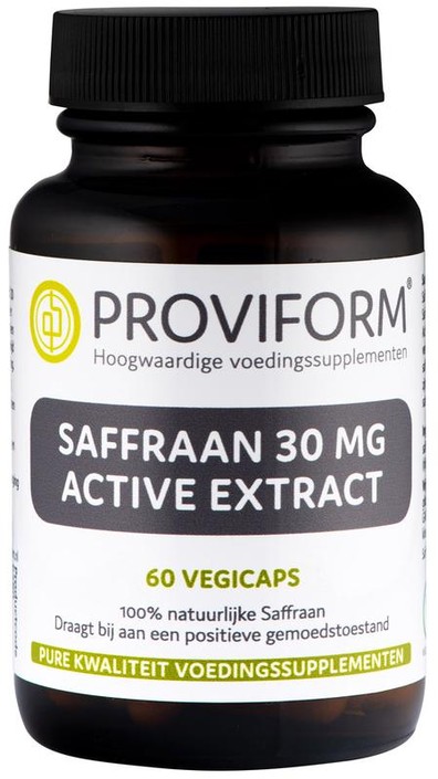 Proviform Saffraan 30 mg active extract (60 Vegetarische capsules)