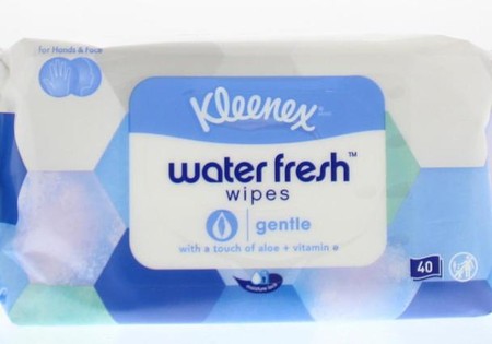 Kleenex Water fresh wipes gentle (40 Stuks)