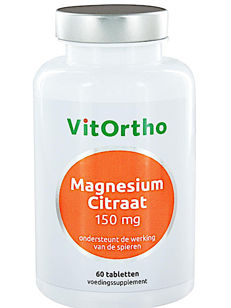 Vitortho Magnesium Citraat 150 mg 60 tab