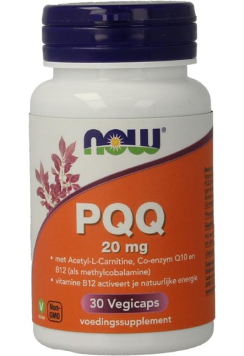 NOW PQQ Energy 20 mg (30 Vegetarische capsules)