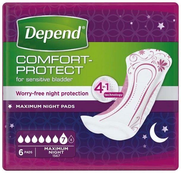 Depend Verband maximum (6 Stuks)