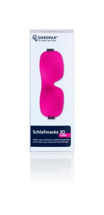 Ohropax Slaapmasker roze 1 stuk