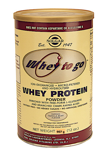 Solgar Whey to Go Protein Vanilla 907 gram